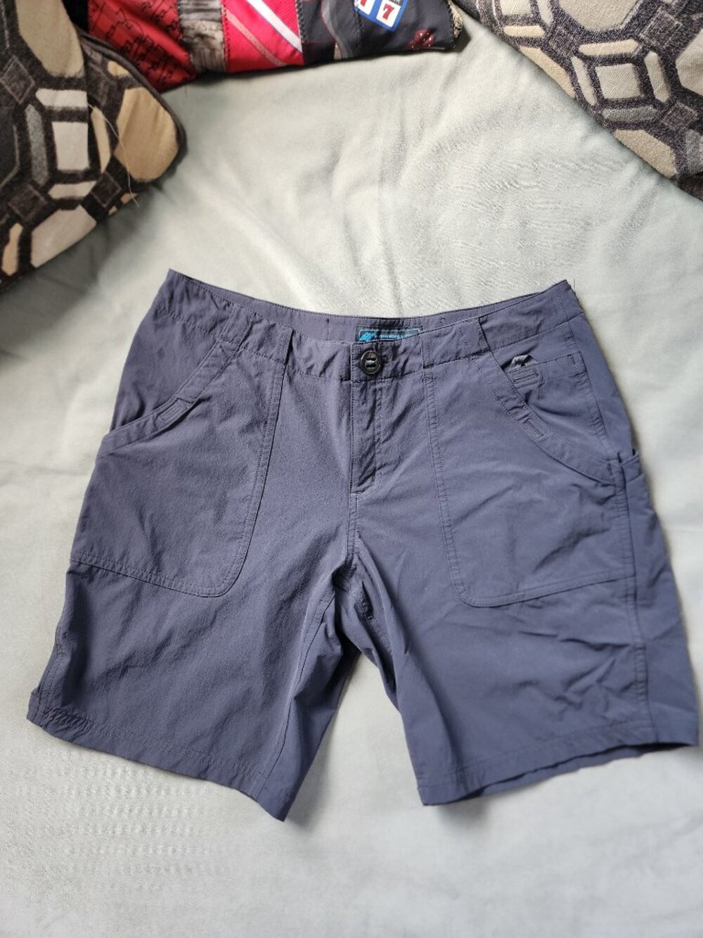 EMS Eastern Mountain Sports Navy Blue Technical Hiking Shorts 8
